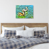 Toile Mismaloya Pelicans 0329 Original Art (Insitu(Chambre))