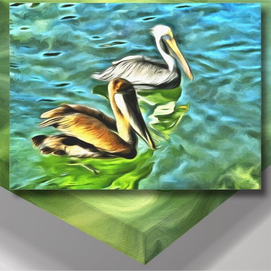 Toile Mismaloya Pelicans 0329 Original Art