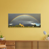 Toile Mission historique St Ignace à St Ignace, 2 (Insitu(Salon))