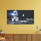 Toile Mission lunaire de la Nasa (Insitu(Salon))