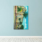 Toile Mission San GabrielSan Garbriel, CA (Insitu (Plancher de Bois))