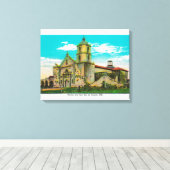 Toile Mission San Luis, Rey de FranciaOceanside, CA (Insitu (Plancher de Bois))