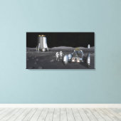 Toile Missions d'exploration spatiale futures 3 (Insitu (Plancher de Bois))