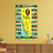 Toile Missions espagnoles de Californie (Insitu(Salon))