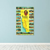 Toile Missions espagnoles de Californie (Insitu (Plancher de Bois))