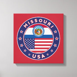 Toile Missouri, États-Unis, Missouri toile, affiche