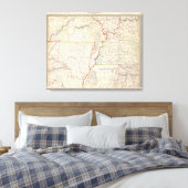 Toile Missouri, Ill, Ky, Tenn, Ala, Miss, Arche (Insitu(Chambre))