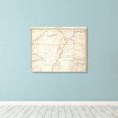 Toile Missouri, Ill, Ky, Tenn, Ala, Miss, Arche (Insitu (Plancher de Bois))