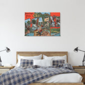 Toile Missouri - Les Ozarks - Grandes Lettres Scènes 2 (Insitu(Chambre))