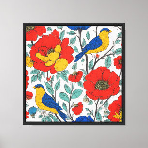 Toile MIST Layering Accent - Motif Floral Populaire