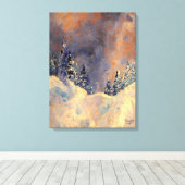 Toile Mist on the Snow Peak 2009 (Insitu (Plancher de Bois))