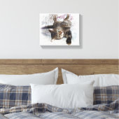 Toile Mister Cat sur canapé (Insitu(Chambre))
