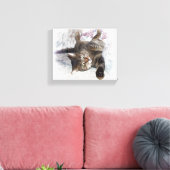 Toile Mister Cat sur canapé (Insitu(Salon))