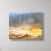 Toile Misty Morning Geyser : Un pays d'merveilles de Yel (Recto)