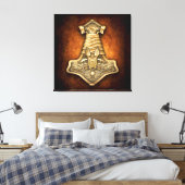 Toile Mjolnir - Thor's Hammer (Insitu(Chambre))