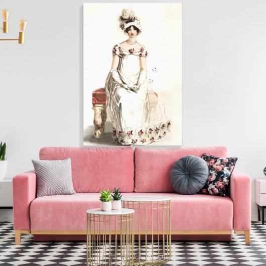 Toile "Mlle Bennet" (Insitu(Salon))