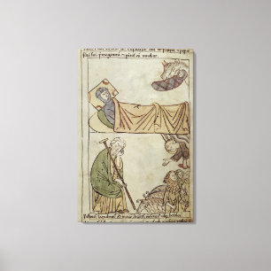 Toile Mme 108 fol.168 la nativité, d'une bible
