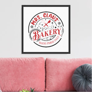 Toile Mme Clause Bakery Ferme
