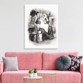 Toile Mme Gamp, de "Charles Dickens : Un commérage à pro (Insitu(Salon))
