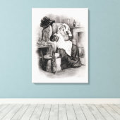 Toile Mme Gamp, de "Charles Dickens : Un commérage à pro (Insitu (Plancher de Bois))