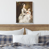 Toile Mme Sharpe et Enfant, 1731 (huile sur toile) (Insitu(Chambre))