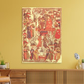 Toile Mme Supp. Pers.Genghis Khan et sa femme (Insitu(Salon))