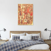 Toile Mme Supp. Pers.Genghis Khan et sa femme (Insitu(Chambre))