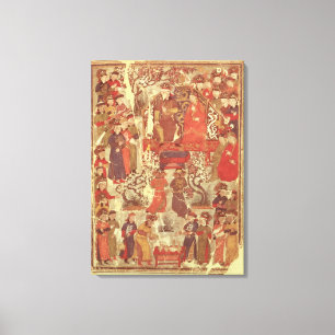 Toile Mme Supp. Pers.Genghis Khan et son épouse