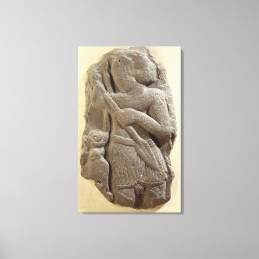 Toile Moabite tempête dieu, Shihan terre antique de Moab (Recto)