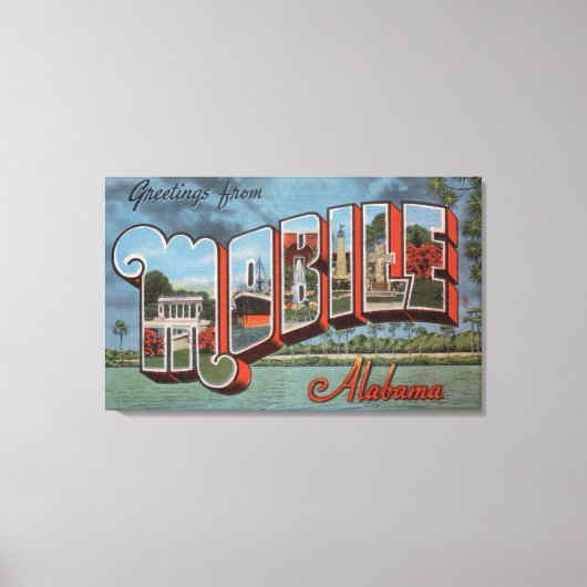 Toile Mobile, Alabama (Scène fluviale) (Recto)