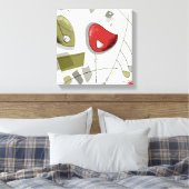 Toile Mobilité atomique moderne du milieu du siècle (Insitu(Chambre))