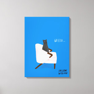 Toile Mod Cats - Allez chercher