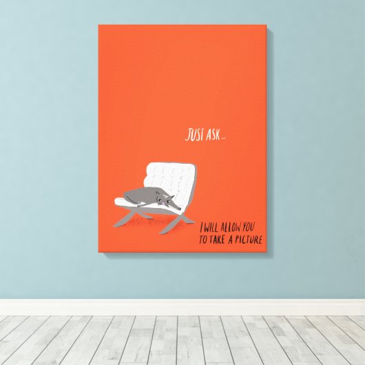 Toile Mod Cats - Demandez-le (Insitu (Plancher de Bois))