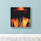 Toile Mode avec Orange (Insitu (Plancher de Bois))