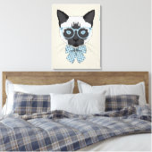 Toile Mode Chat Siamese Smart (Insitu(Chambre))