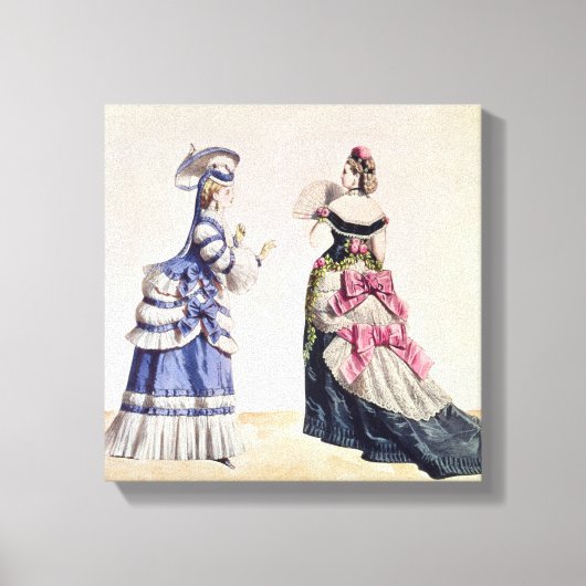 Toile Mode femme des années 1860 (Recto)