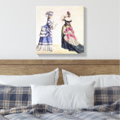 Toile Mode femme des années 1860 (Insitu(Chambre))