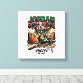 Toile Mode Jordan Objectif Squelette Nations Attaquant D (Insitu (Plancher de Bois))