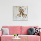 Toile Mode moderne Portrait Peinture peinture Canvas Art (Insitu(Salon))