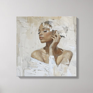 Toile Mode moderne Portrait Peinture peinture Canvas Art