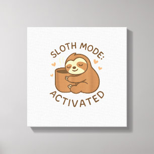 Toile Mode Paresseux Activé Mignon Animal Paresseux Amou