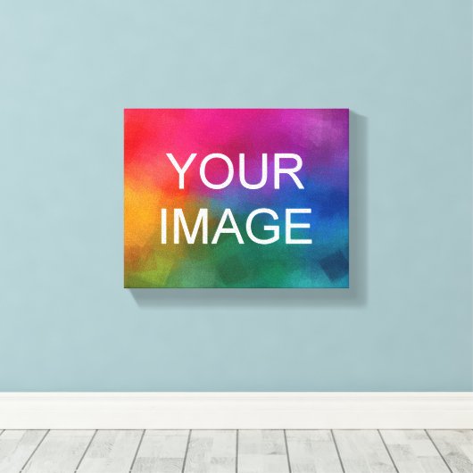 Toile Modèle Ajouter photo logo image horizontale (Insitu (Plancher de Bois))