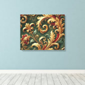 Toile Modèle baroque Damas de luxe (Insitu (Plancher de Bois))