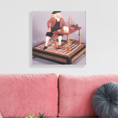 Toile Modèle de Benjamin Franklin à sa table (Insitu(Salon))