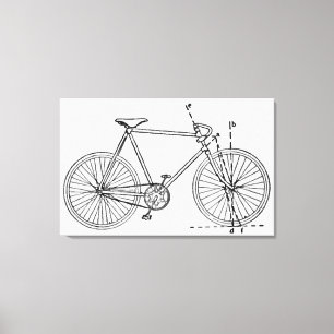 Toile Modèle de bicyclette