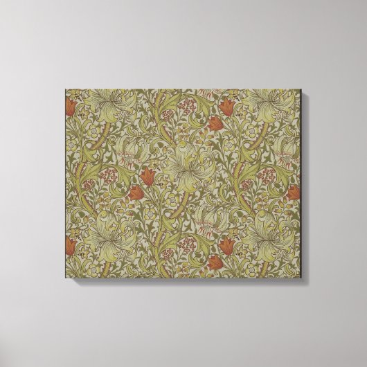 Toile Modèle de branche de saule et de lys doré de Willi (Recto)