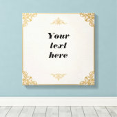 Toile Modèle de conservation personnalisable pour moi pe (Insitu (Plancher de Bois))