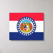 Toile Modèle de drapeau d'État du Missouri (Recto)