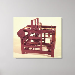 Toile Modèle de fonctionnement d'un métier à tisser