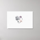 Toile Modèle de mode de visage femme (Recto)